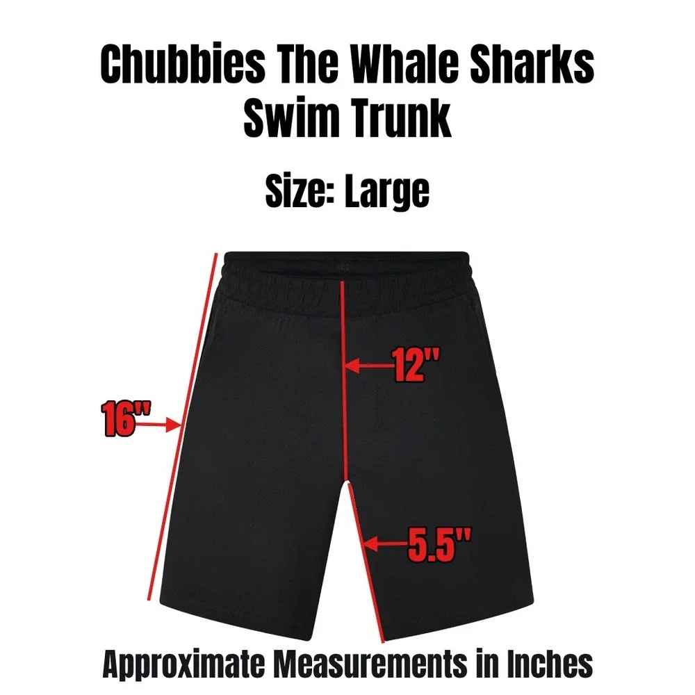 Chubbies Swim Trunks Men Large 5.5